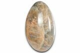 Polished Free-Standing Peach Moonstone - Madagascar #348957-1